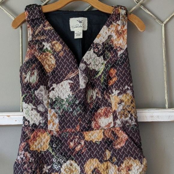 Anthropologie Tabitha Tema quilted sheath dress 2 - Picture 2 of 9